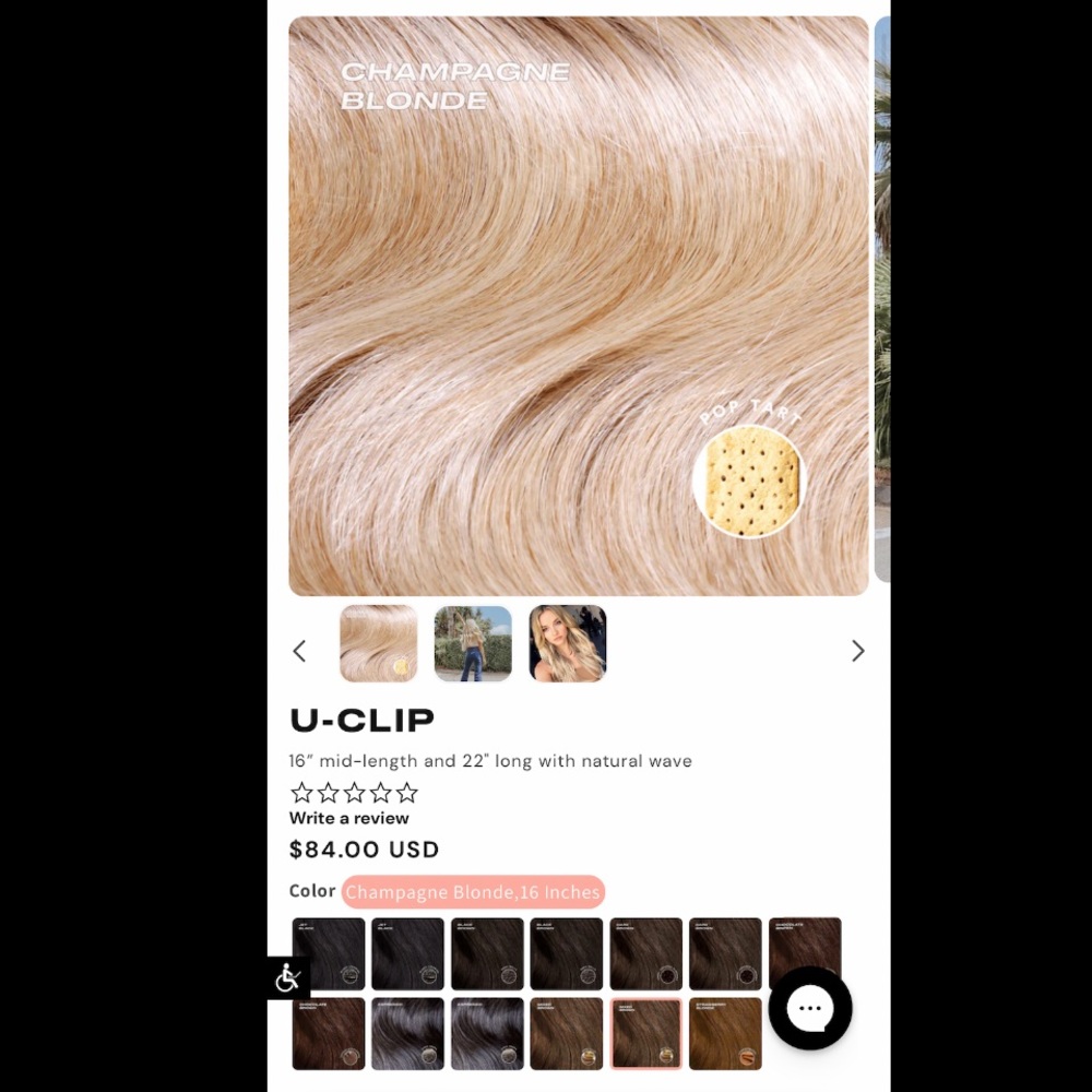 Insert Name Here Champagne Blonde Hair Extensions